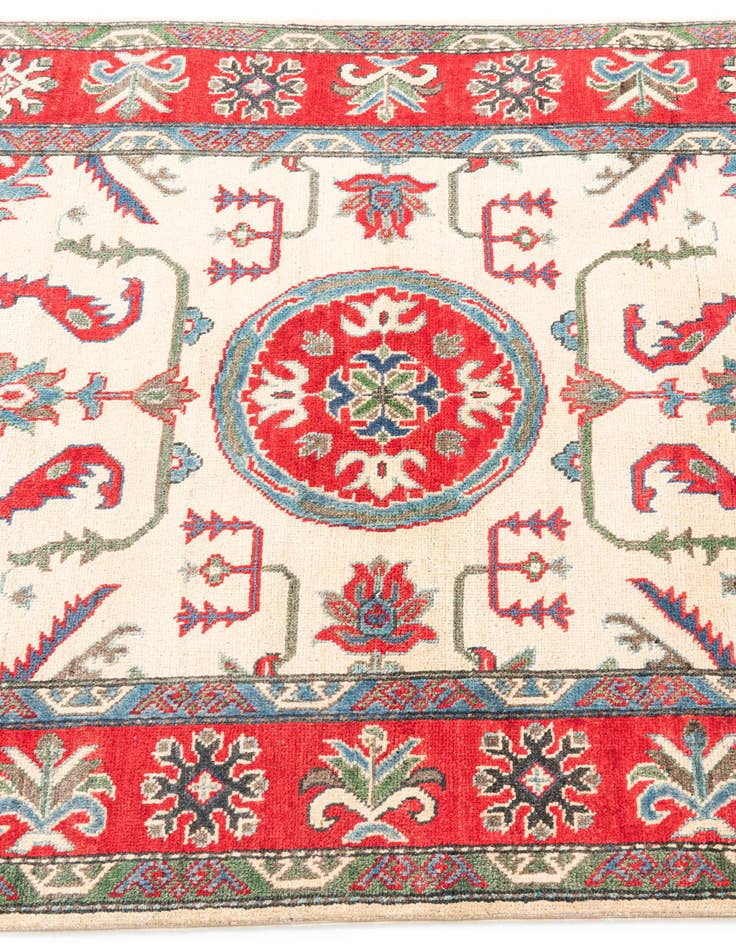 Detail image of  3' 10 x 5' 9  Hand Knotted Kazak Rug