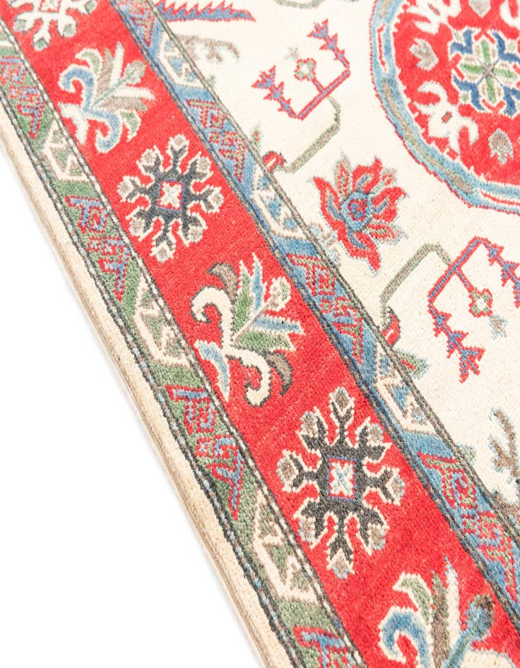 Detail image of  3' 10 x 5' 9  Hand Knotted Kazak Rug