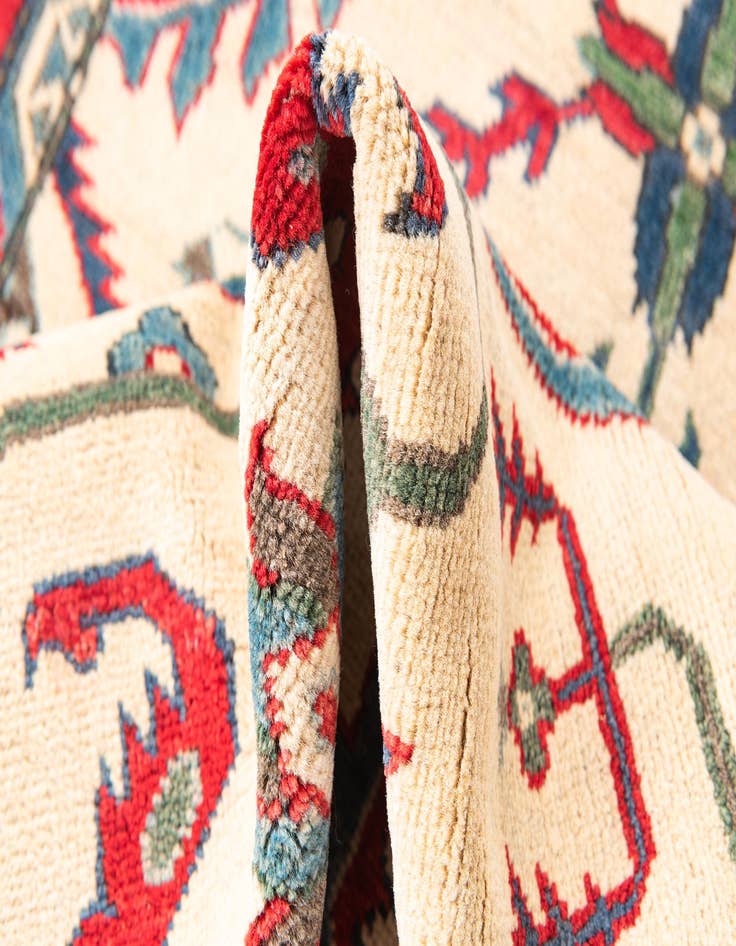 Detail image of  3' 10 x 5' 9  Hand Knotted Kazak Rug