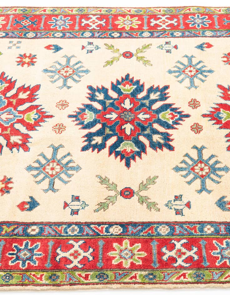 Detail image of  4' 1 x 5' 10  Hand Knotted Kazak Rug