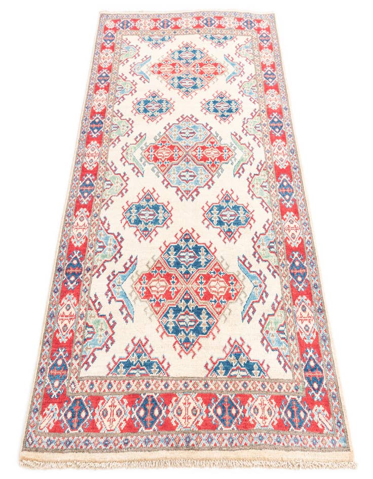Detail image of  4' 1 x 6'  Hand Knotted Kazak Rug