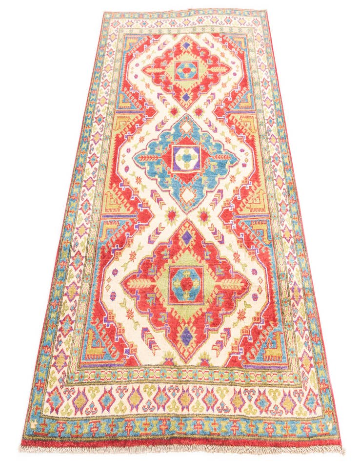 Detail image of  4' x 6'  Hand Knotted Kazak Rug