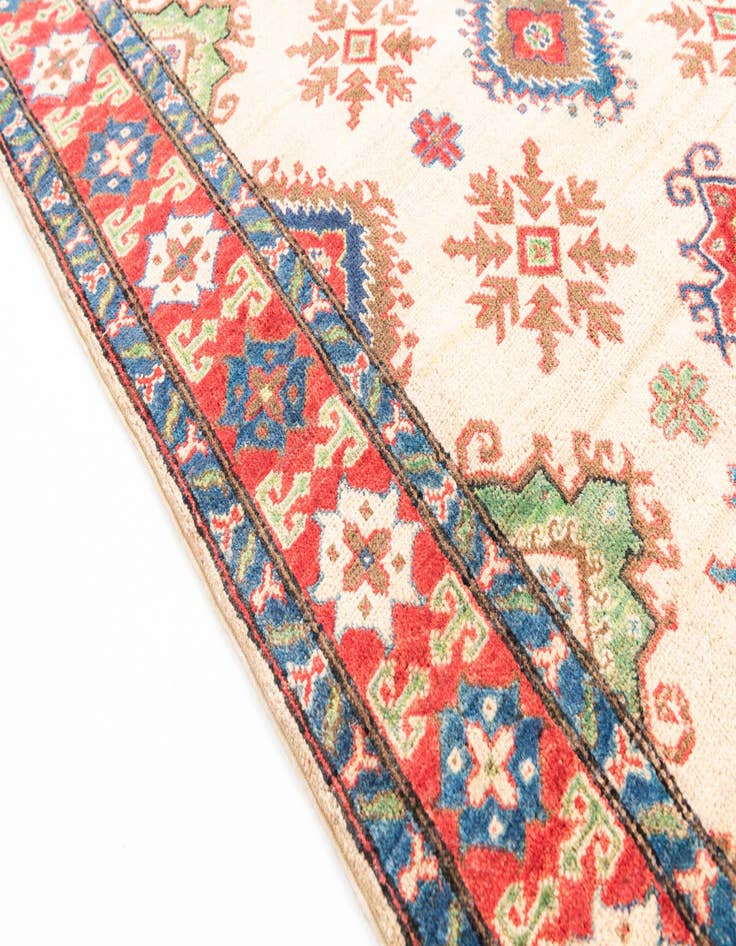 Detail image of  4' x 6'  Hand Knotted Kazak Rug