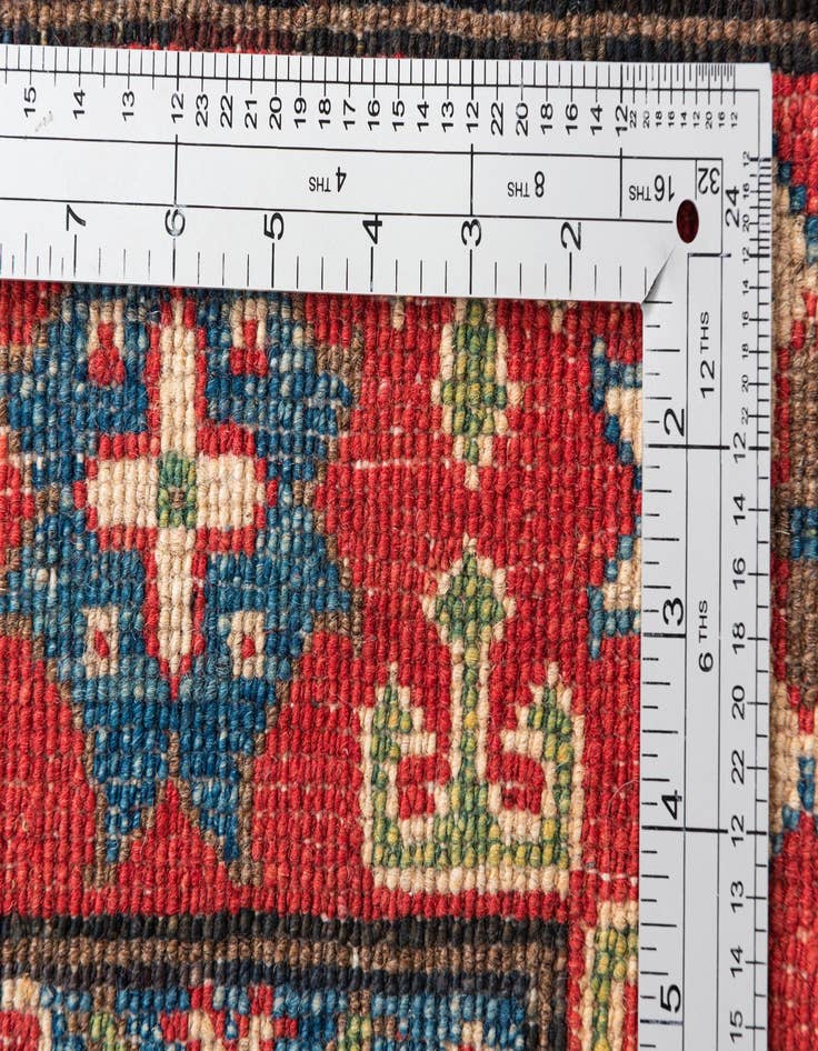 Detail image of  4' x 6'  Hand Knotted Kazak Rug