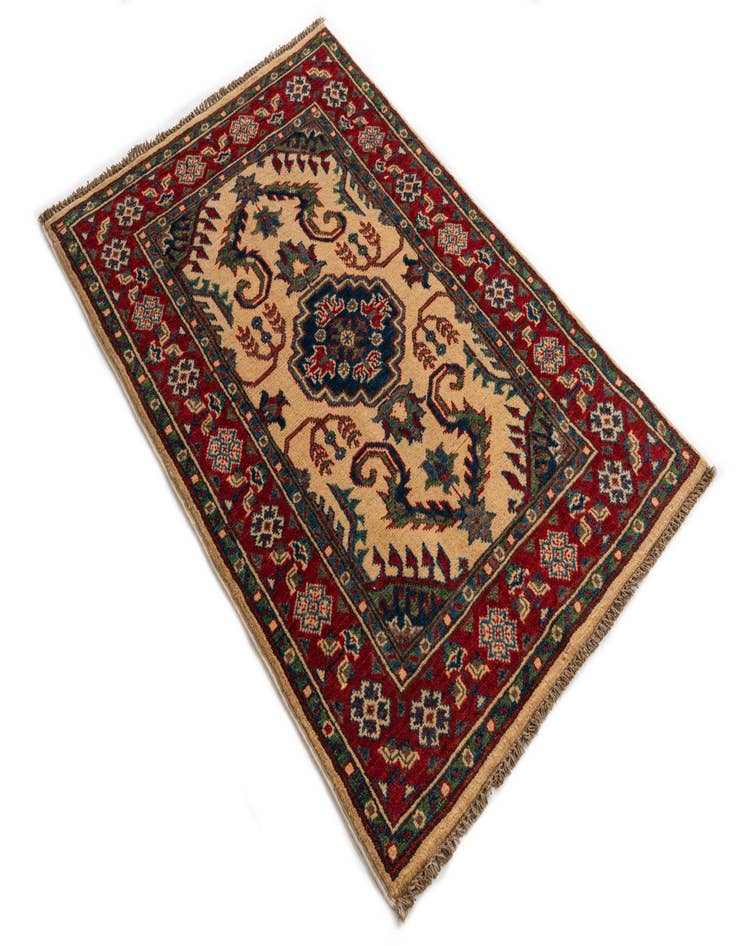 Detail image of  2' 8 x 4' 1  Hand Knotted Kazak Rug