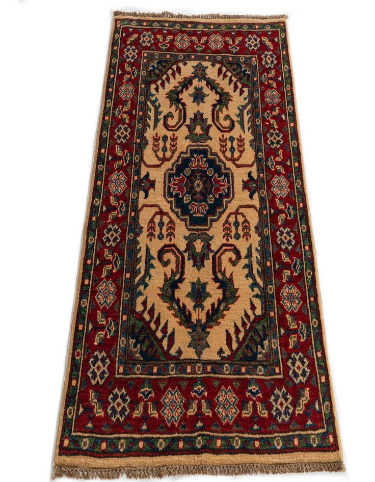 Detail image of  2' 8 x 4' 1  Hand Knotted Kazak Rug