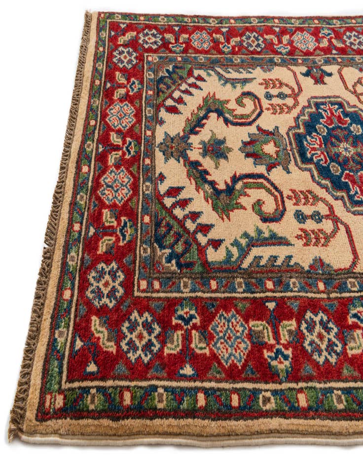 Detail image of  2' 8 x 4' 1  Hand Knotted Kazak Rug