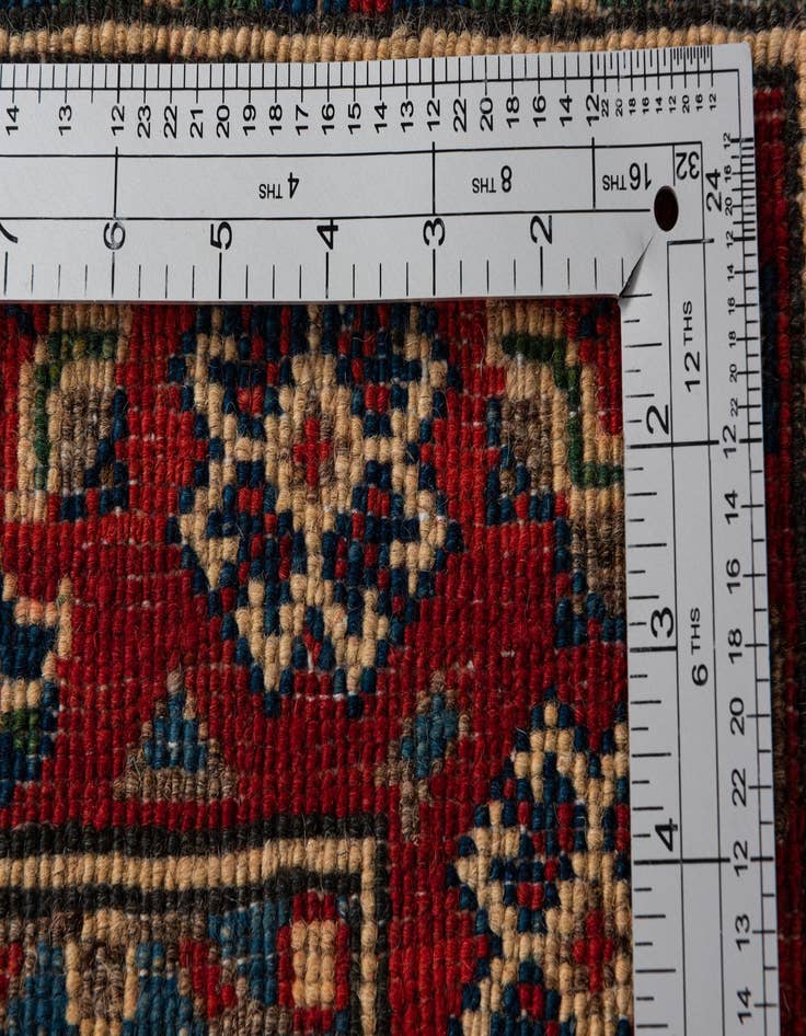 Detail image of  2' 8 x 4' 1  Hand Knotted Kazak Rug