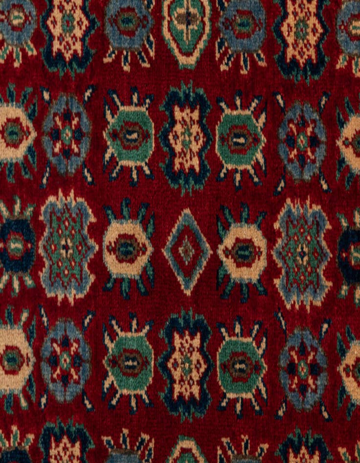 Detail image of  2' 9 x 4'  Hand Knotted Kazak Rug