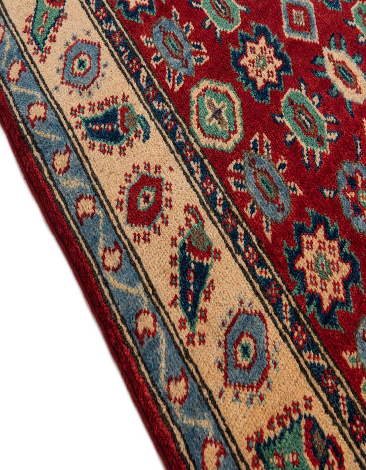 Detail image of  2' 9 x 4'  Hand Knotted Kazak Rug