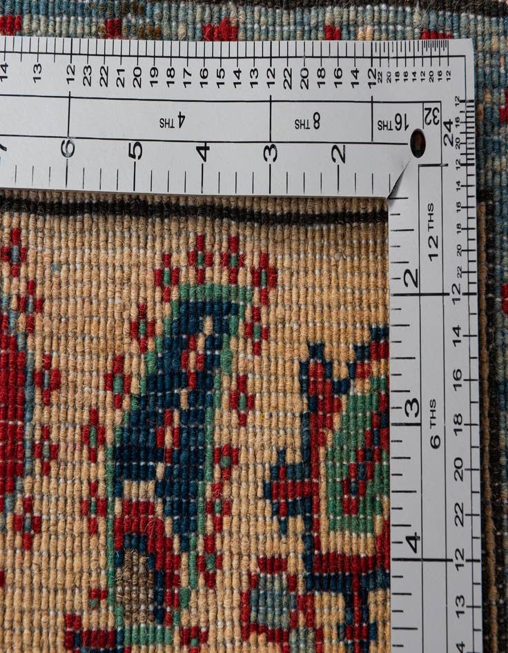 Detail image of  2' 9 x 4'  Hand Knotted Kazak Rug