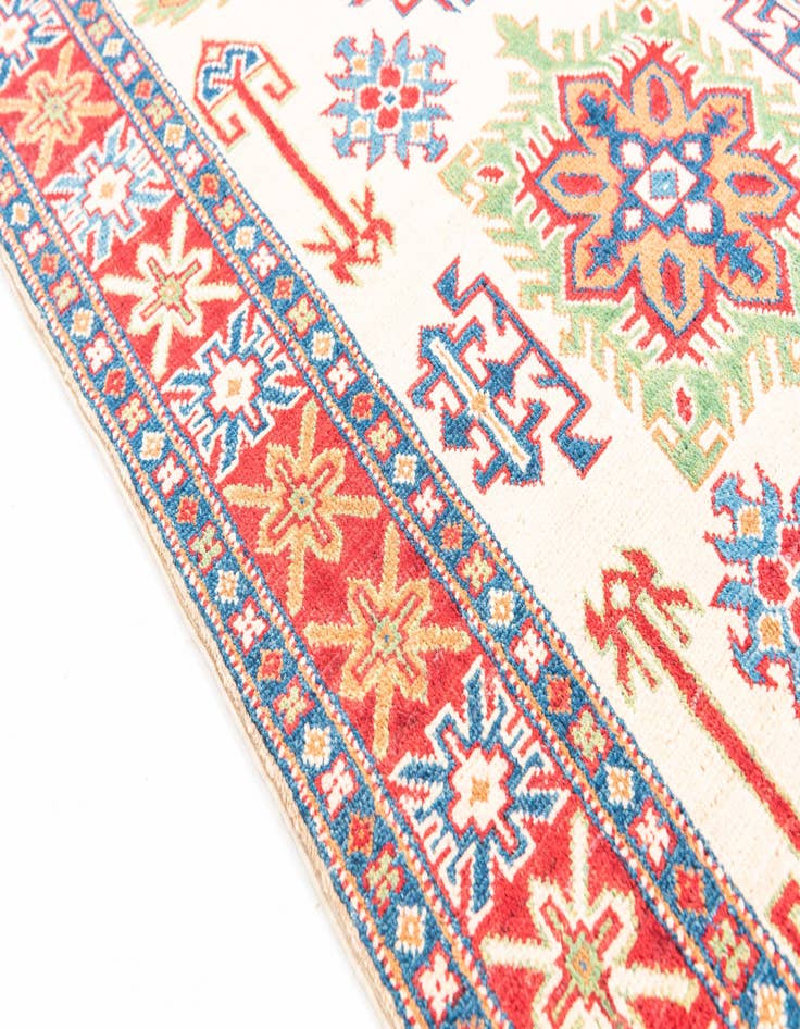 Detail image of  3' 2 x 5' 2  Hand Knotted Kazak Rug