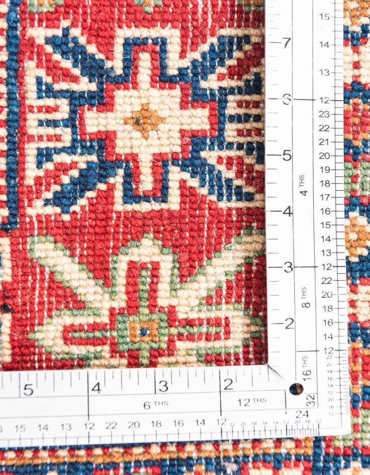 Detail image of  3' 2 x 5' 2  Hand Knotted Kazak Rug