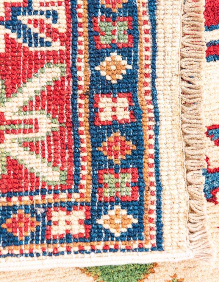 Detail image of  3' 2 x 5' 2  Hand Knotted Kazak Rug