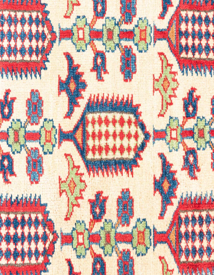 Detail image of  3' 3 x 4' 8  Hand Knotted Kazak Rug