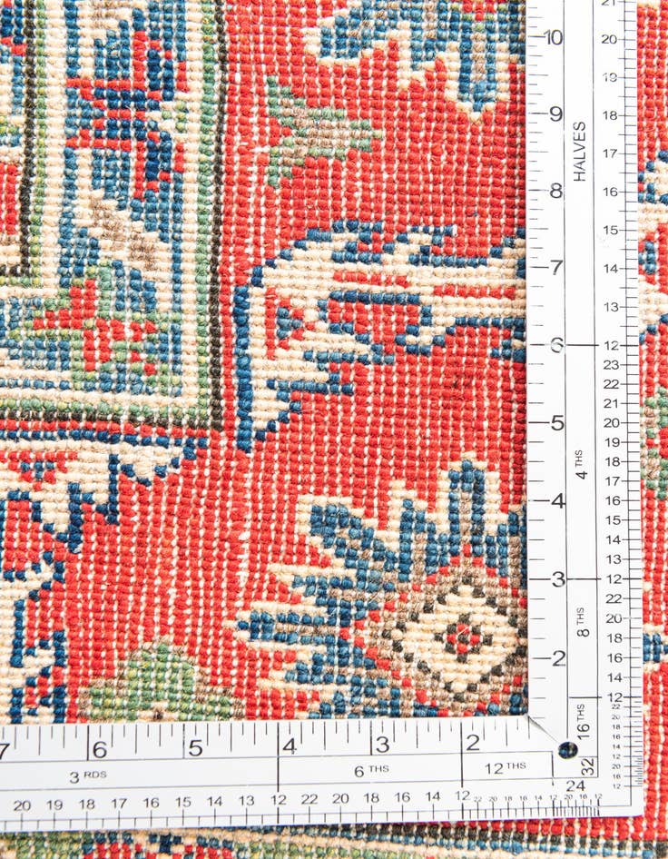 Detail image of  4' x 6' 3  Hand Knotted Kazak Rug