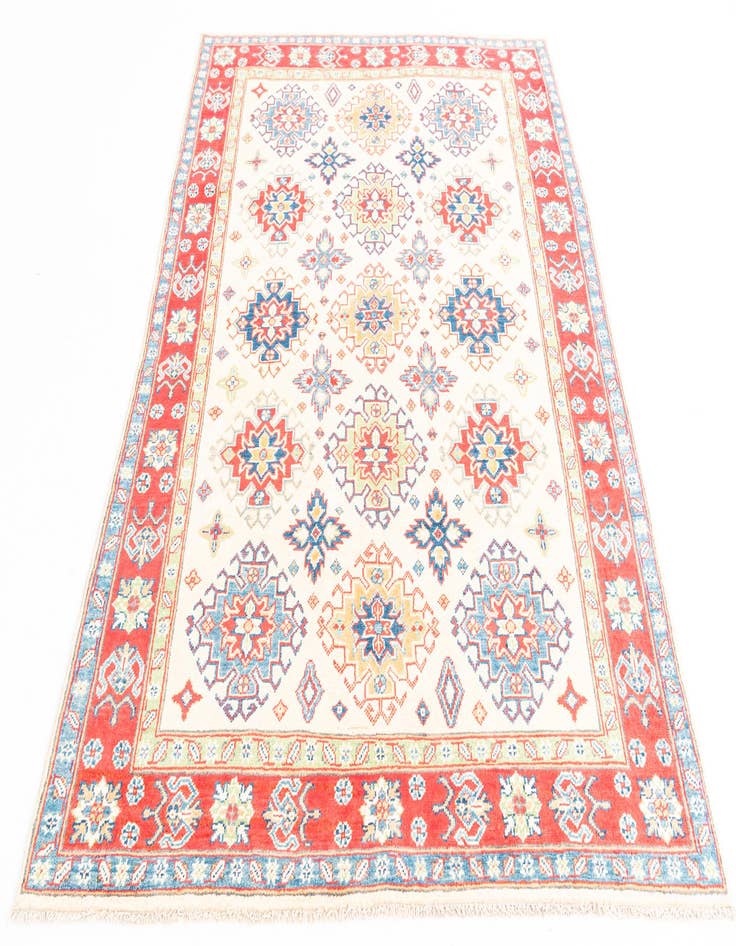 Detail image of  4' 10 x 6' 6  Hand Knotted Kazak Rug