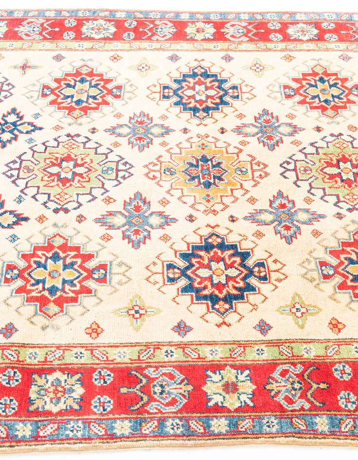 Detail image of  4' 10 x 6' 6  Hand Knotted Kazak Rug