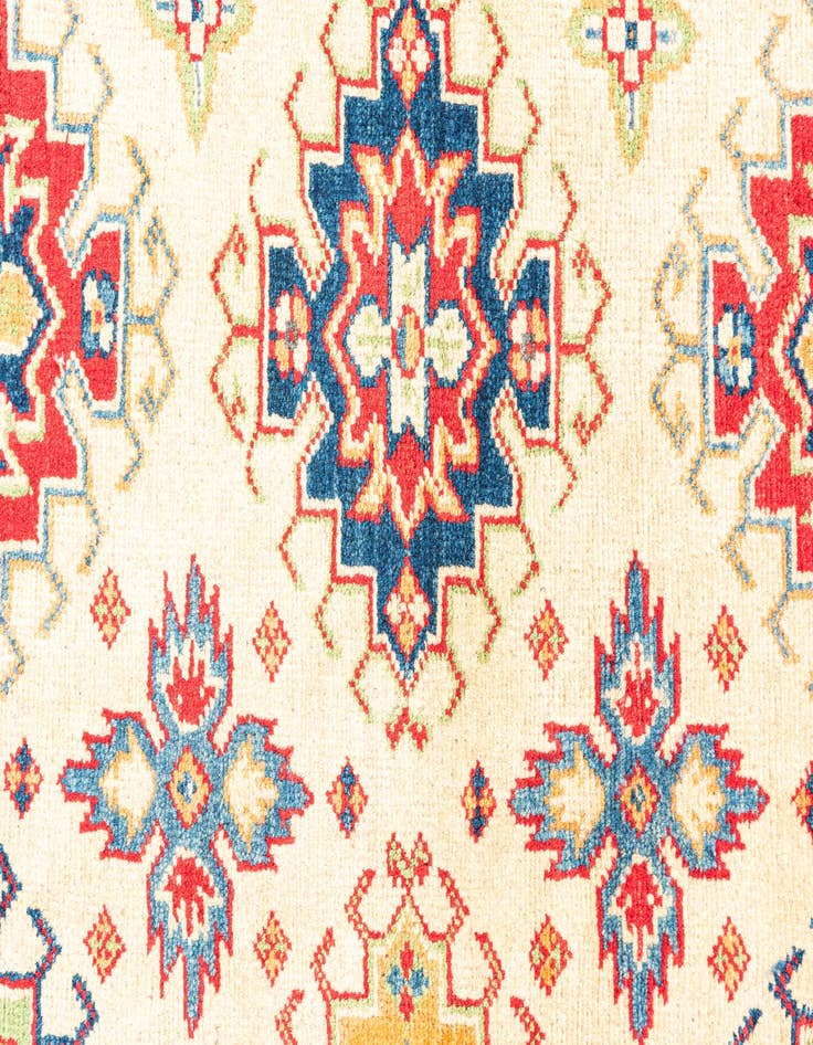 Detail image of  4' 10 x 6' 6  Hand Knotted Kazak Rug