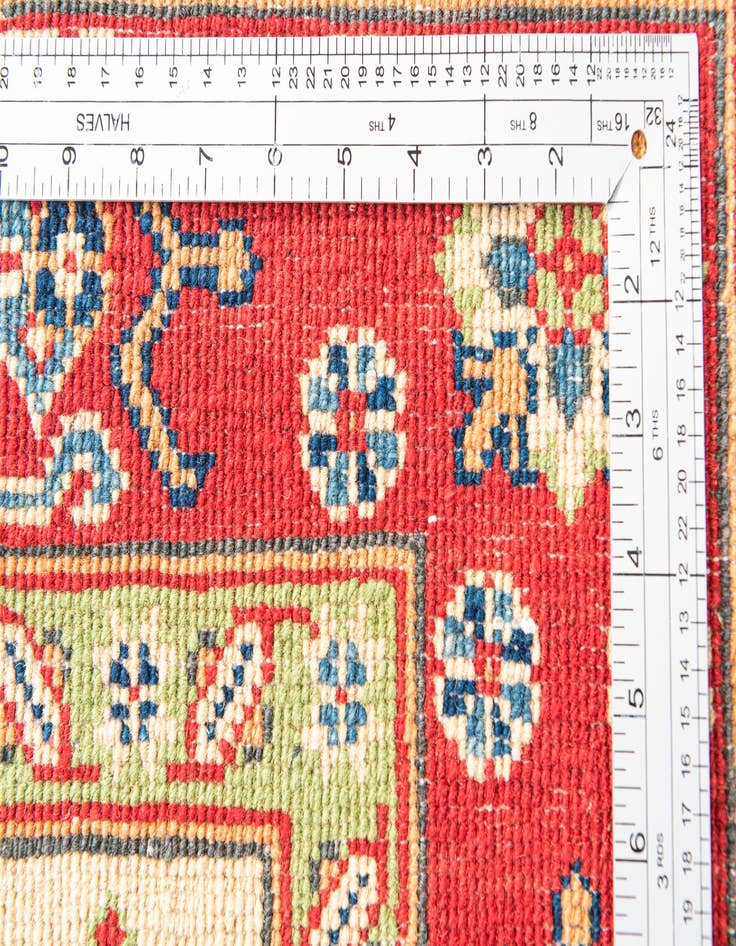 Detail image of  4' 10 x 6' 6  Hand Knotted Kazak Rug