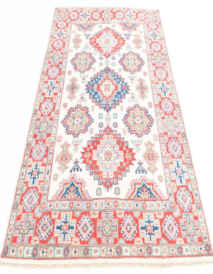 Detail image of  5' x 6' 7  Hand Knotted Kazak Rug