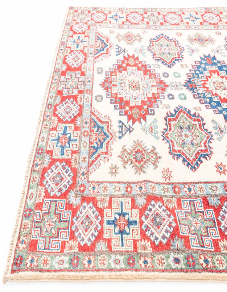 Detail image of  5' x 6' 7  Hand Knotted Kazak Rug