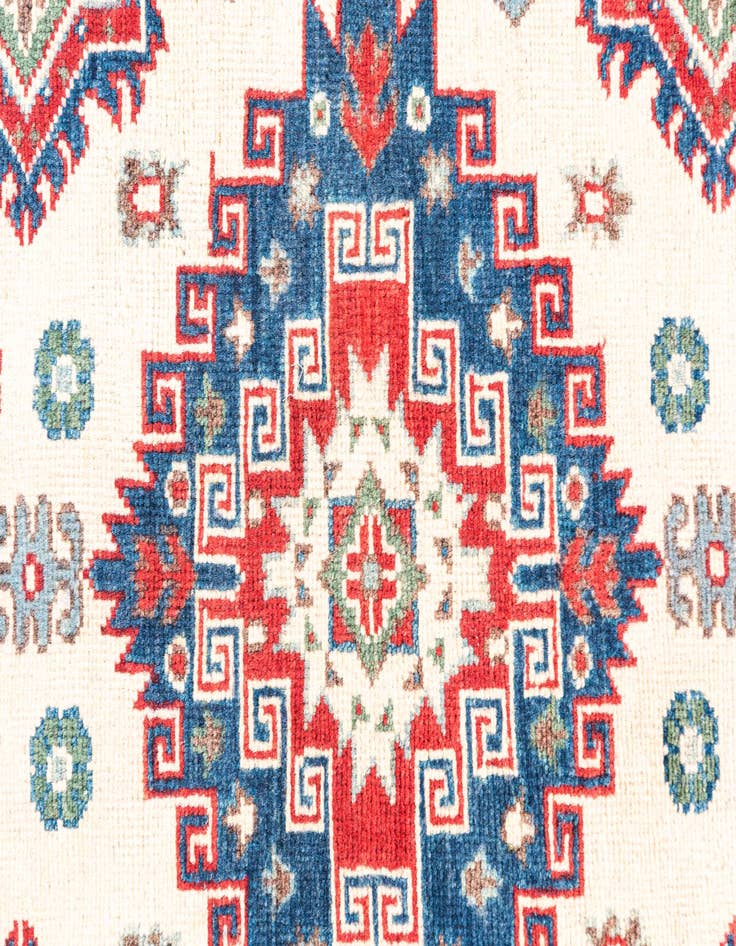 Detail image of  5' x 6' 7  Hand Knotted Kazak Rug