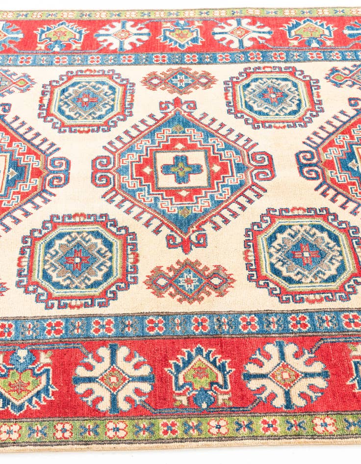 Detail image of  4' 9 x 6' 7  Hand Knotted Kazak Rug