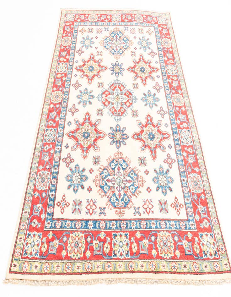 Detail image of  4' 10 x 6' 7  Hand Knotted Kazak Rug