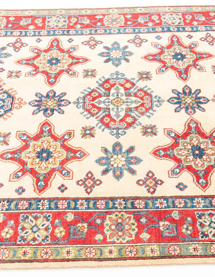 Detail image of  4' 10 x 6' 7  Hand Knotted Kazak Rug