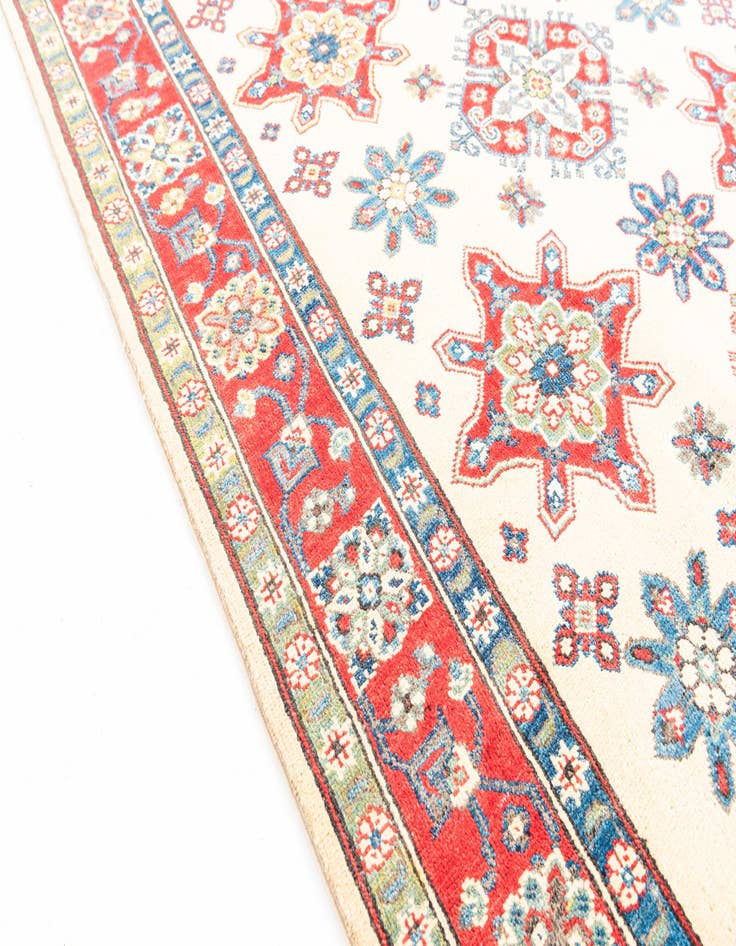 Detail image of  4' 10 x 6' 7  Hand Knotted Kazak Rug