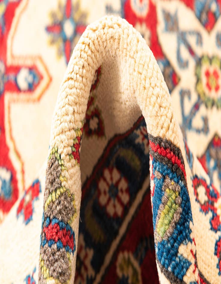 Detail image of  4' 10 x 6' 7  Hand Knotted Kazak Rug