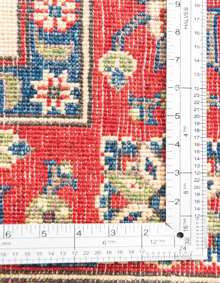 Detail image of  4' 10 x 6' 7  Hand Knotted Kazak Rug