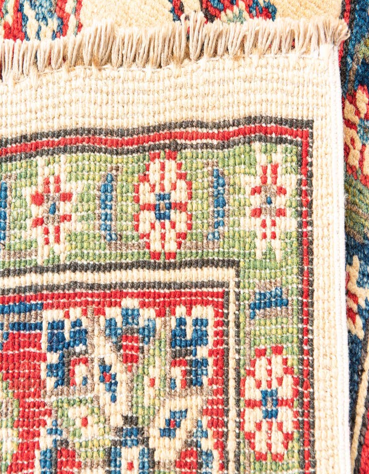 Detail image of  4' 10 x 6' 7  Hand Knotted Kazak Rug