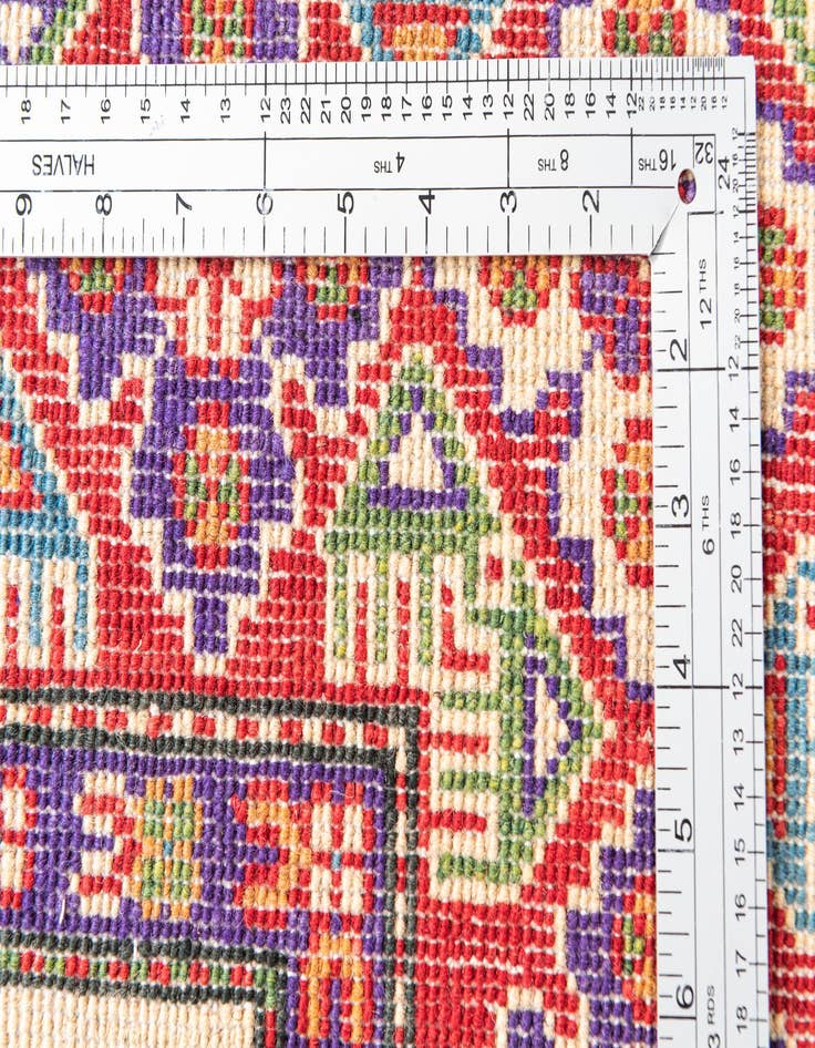 Detail image of  5' x 6' 10  Hand Knotted Kazak Rug