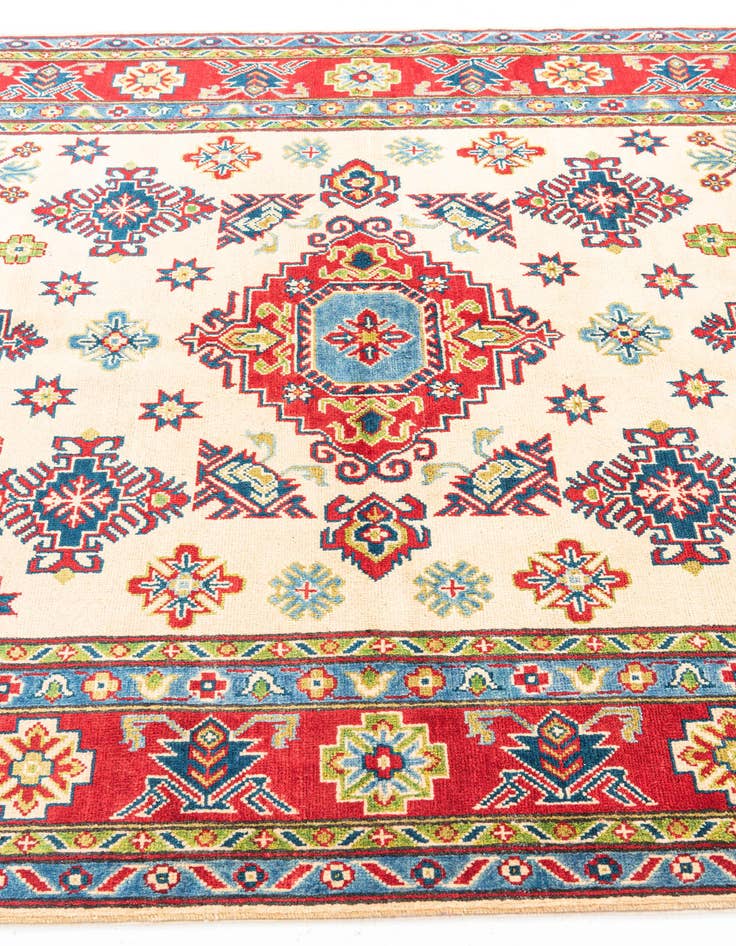 Detail image of  5' 8 x 8' 1  Hand Knotted Kazak Rug