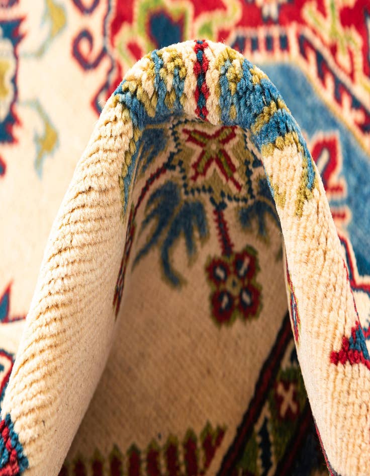 Detail image of  5' 8 x 8' 1  Hand Knotted Kazak Rug