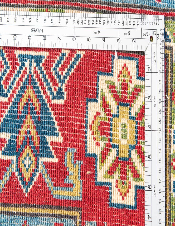 Detail image of  5' 8 x 8' 1  Hand Knotted Kazak Rug