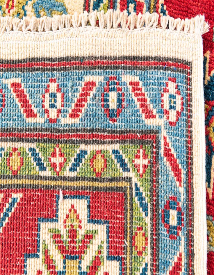 Detail image of  5' 8 x 8' 1  Hand Knotted Kazak Rug