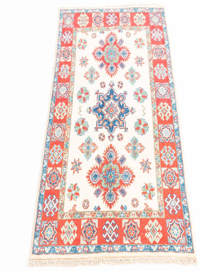 Detail image of  2' 9 x 4' 2  Hand Knotted Kazak Rug