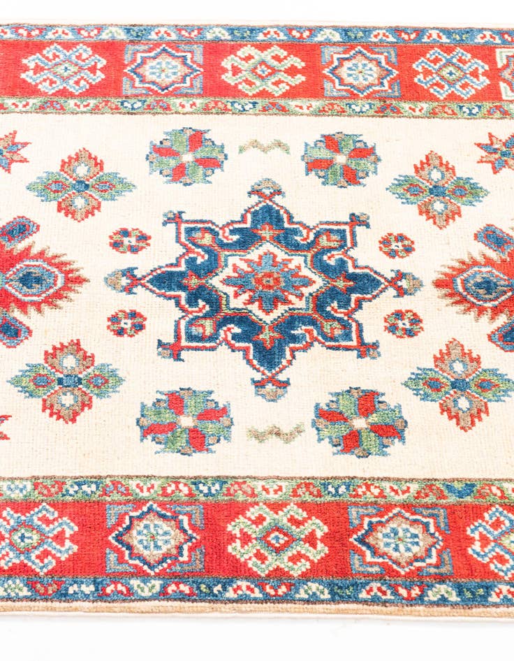 Detail image of  2' 9 x 4' 2  Hand Knotted Kazak Rug