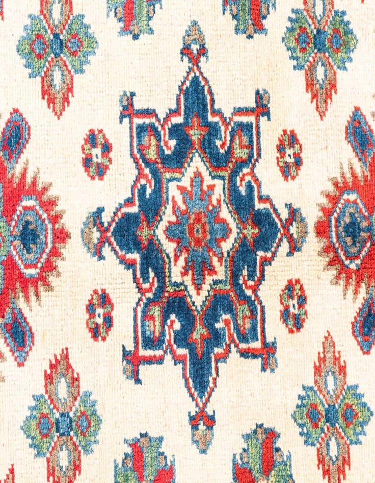Detail image of  2' 9 x 4' 2  Hand Knotted Kazak Rug