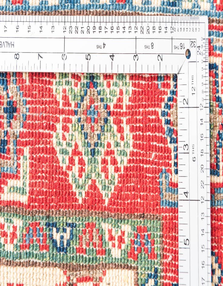 Detail image of  2' 9 x 4' 2  Hand Knotted Kazak Rug