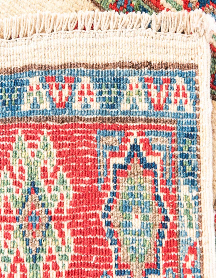 Detail image of  2' 9 x 4' 2  Hand Knotted Kazak Rug