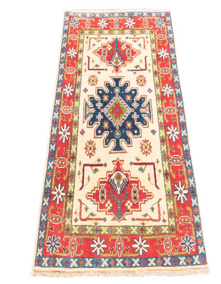 Detail image of  2' 8 x 4' 1  Hand Knotted Kazak Rug