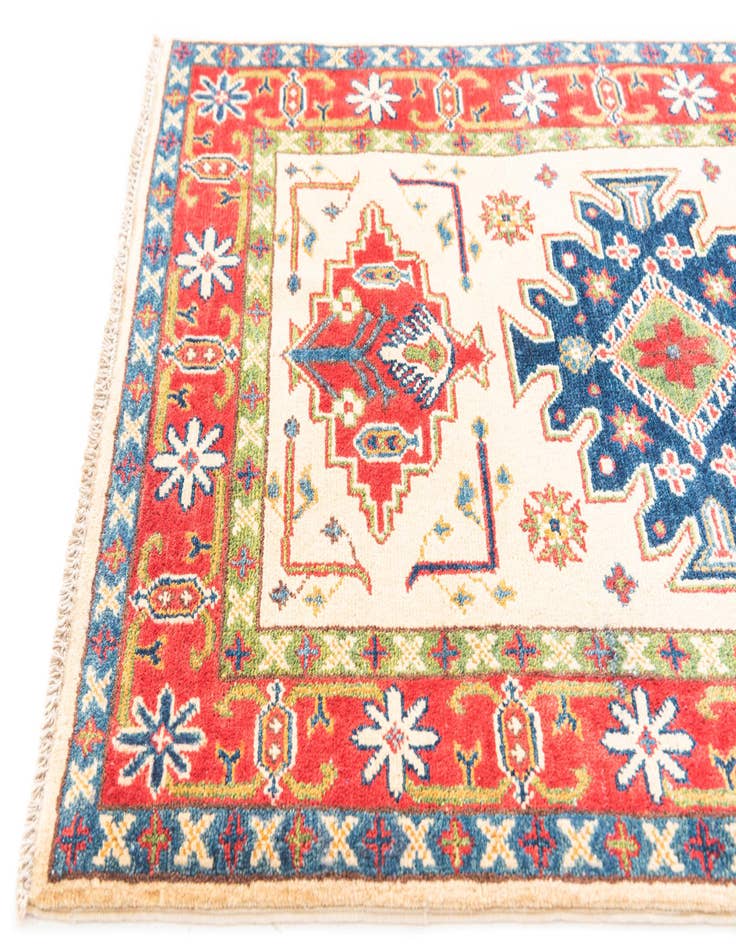Detail image of  2' 8 x 4' 1  Hand Knotted Kazak Rug