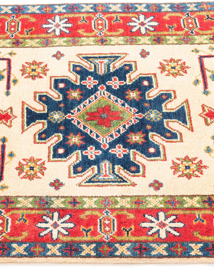 Detail image of  2' 8 x 4' 1  Hand Knotted Kazak Rug
