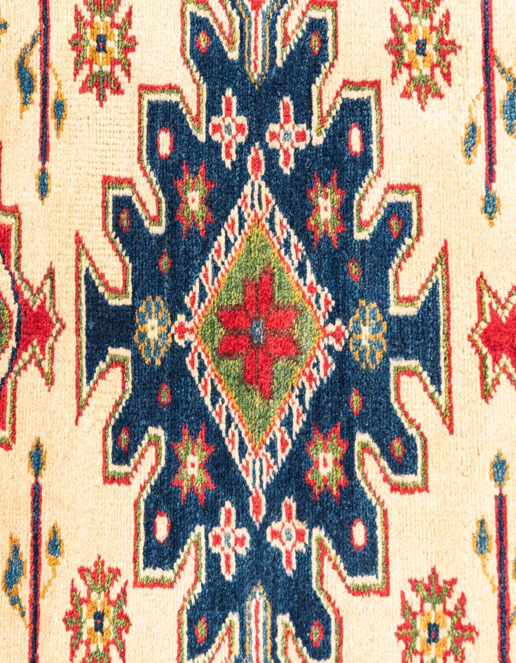Detail image of  2' 8 x 4' 1  Hand Knotted Kazak Rug