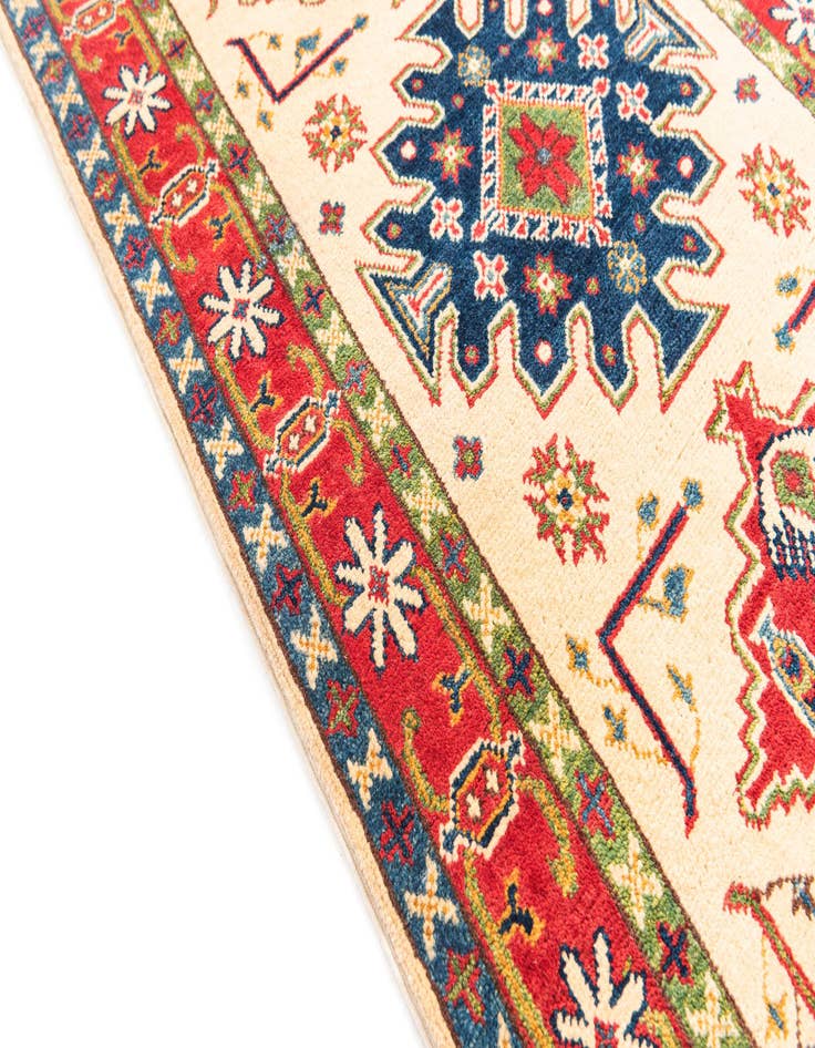 Detail image of  2' 8 x 4' 1  Hand Knotted Kazak Rug