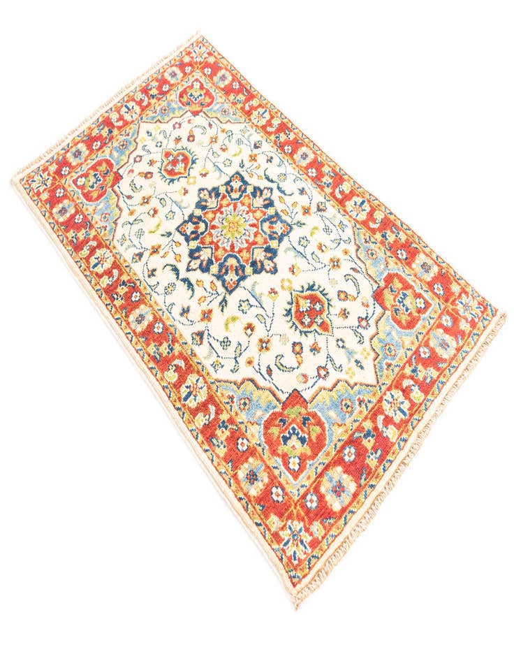 Detail image of  2' 6 x 4' 1  Hand Knotted Kazak Rug